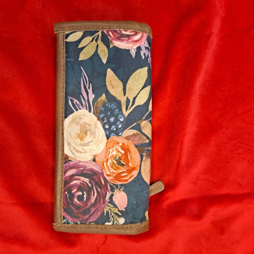 Donna Sharp Floral Canvas & Leather Women's Wallet